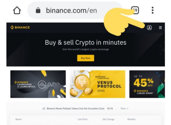 Buy-Bitcoins-Online-Binance-Homepage