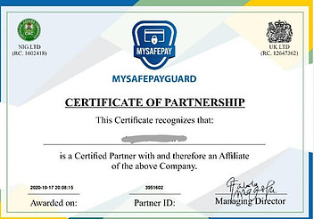 Mysafepay.ng-review-course-certificate