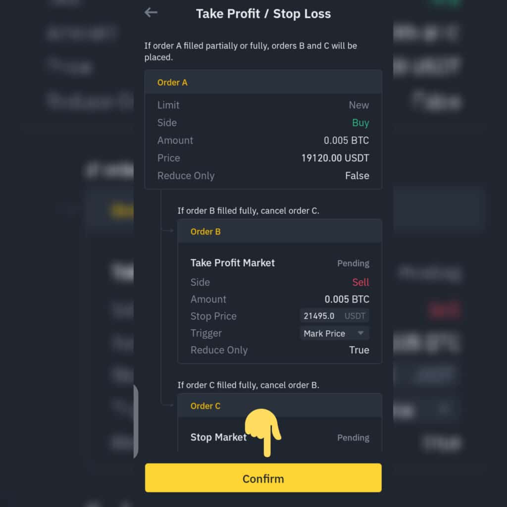 Binance Futures Order Rules Page 